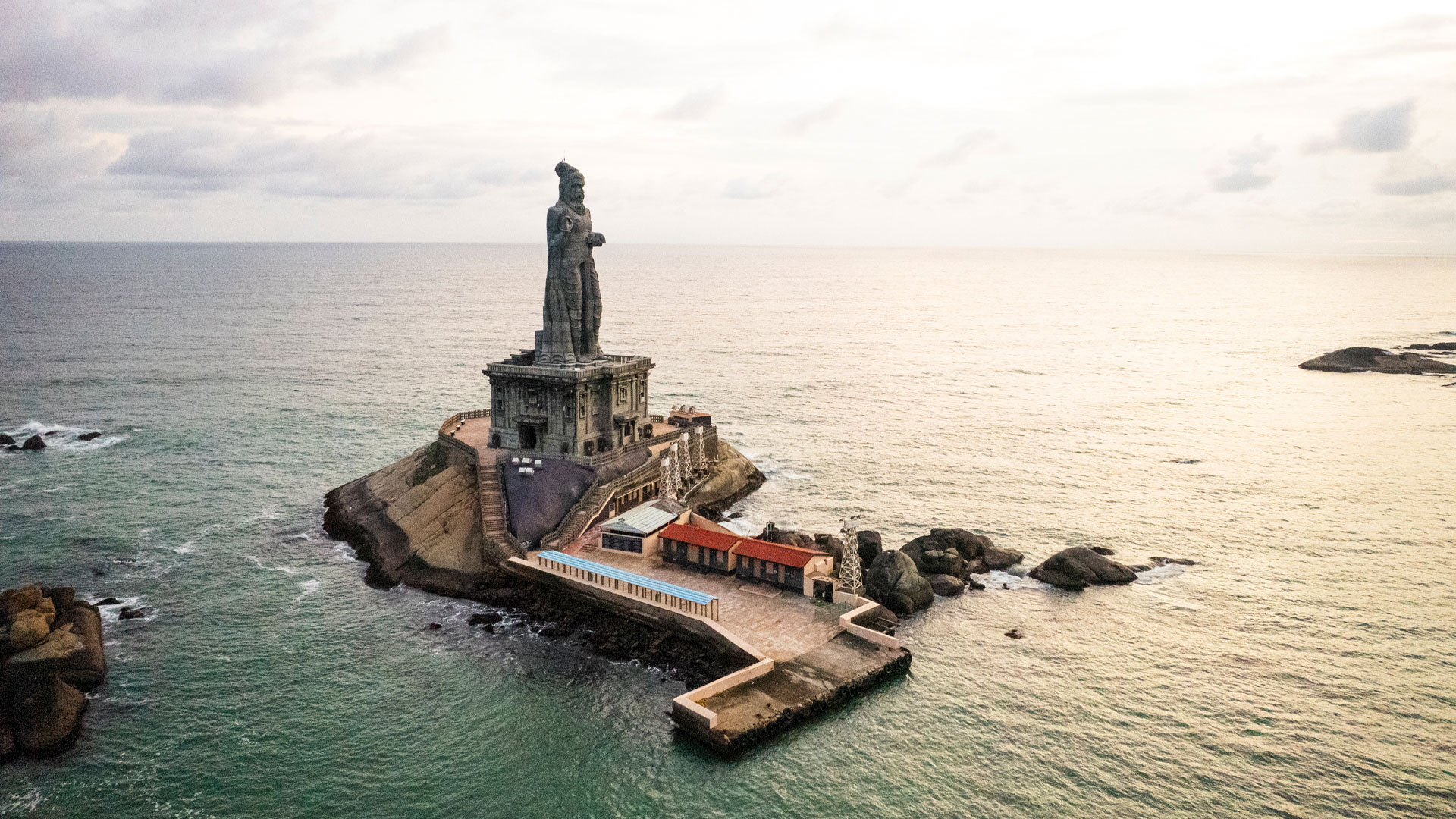 Day 06: Kanyakumari → Kovalam (Approx. 80 km / 1.5-2 hrs)